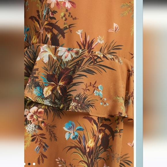 Anthropologie dRA Angeles Printed FlutterSleeve Shirtdress Multi.Size MP - Picture 11 of 16